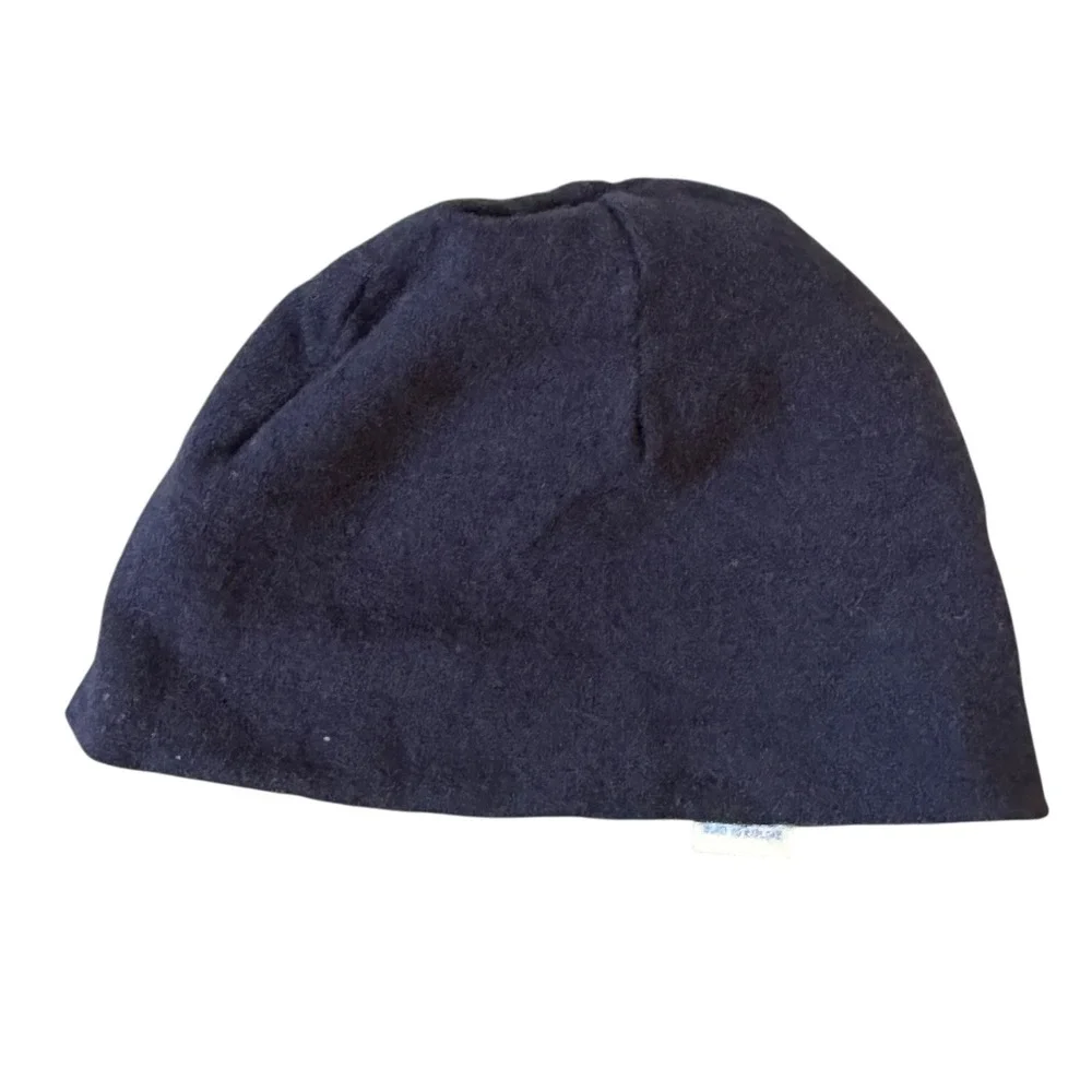 The North Face Infant Moose Applique Beanie‎ Hat Navy 0‑6M Baby Outdoor